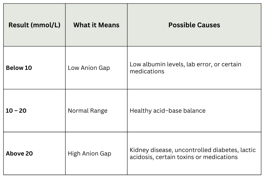 Low Anion Gap Pregnancy
